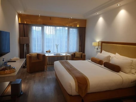 Luxury Double Room, City View | Desk, free WiFi