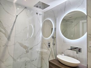 Shower, hair dryer