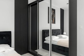 1 soverom, strykejern/-brett, wi-fi og sengetøy