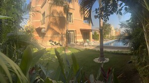 Exterior - Spacious 6-bedroom mansion in enjoyable 6th of October City with WiFi, AC (Giza)