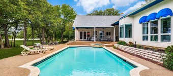 Lakefront Oasis Home w/ Pool & Sand Beach