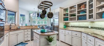 Lakefront Oasis Home w/ Pool & Sand Beach