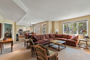 Télévision, cheminée