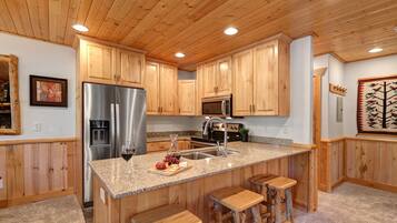 Condo, 2 Bedrooms | Private kitchen | Fridge, coffee/tea maker