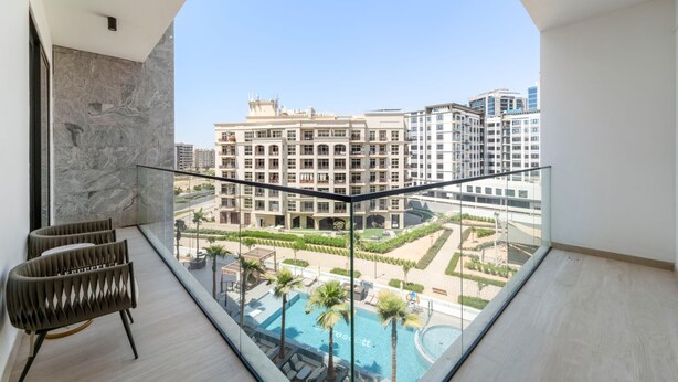House | 1 bedroom, Internet - Luxurious 1 Bedroom Retreat With Pool gym and Game (Dubai)