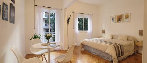 1 bedroom, WiFi, bed sheets, wheelchair access