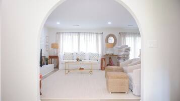 TV connectée, cheminée