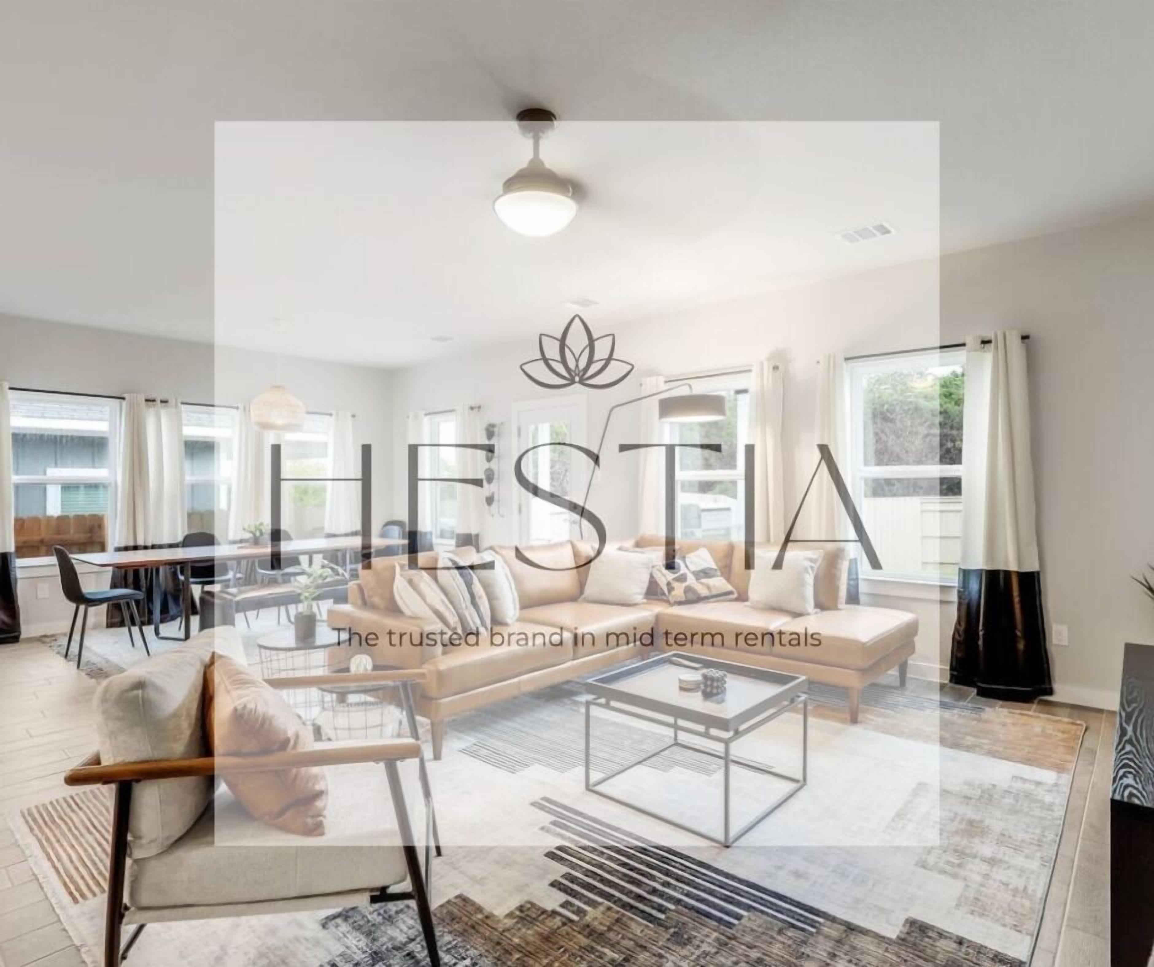 Smart TV, fireplace, stereo