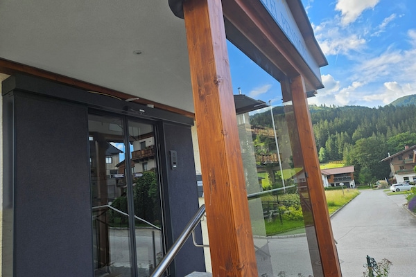 Entrada de l'allotjament