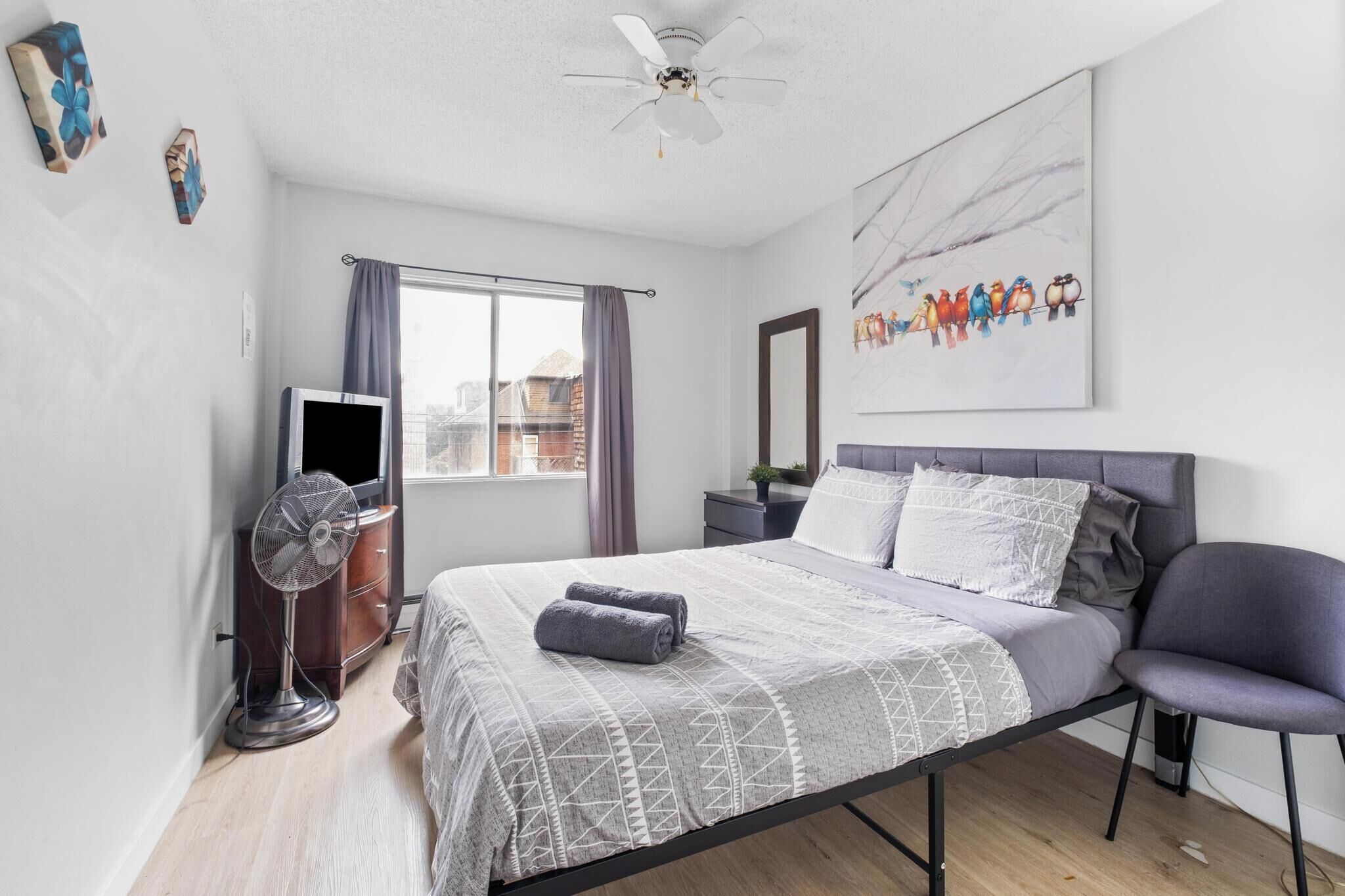 1 bedroom, WiFi (free), bed sheets
