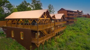 Exterior - Luxury Log Cabin | Private Indoor Pool, Game Room & Hot Tub (Sevierville)