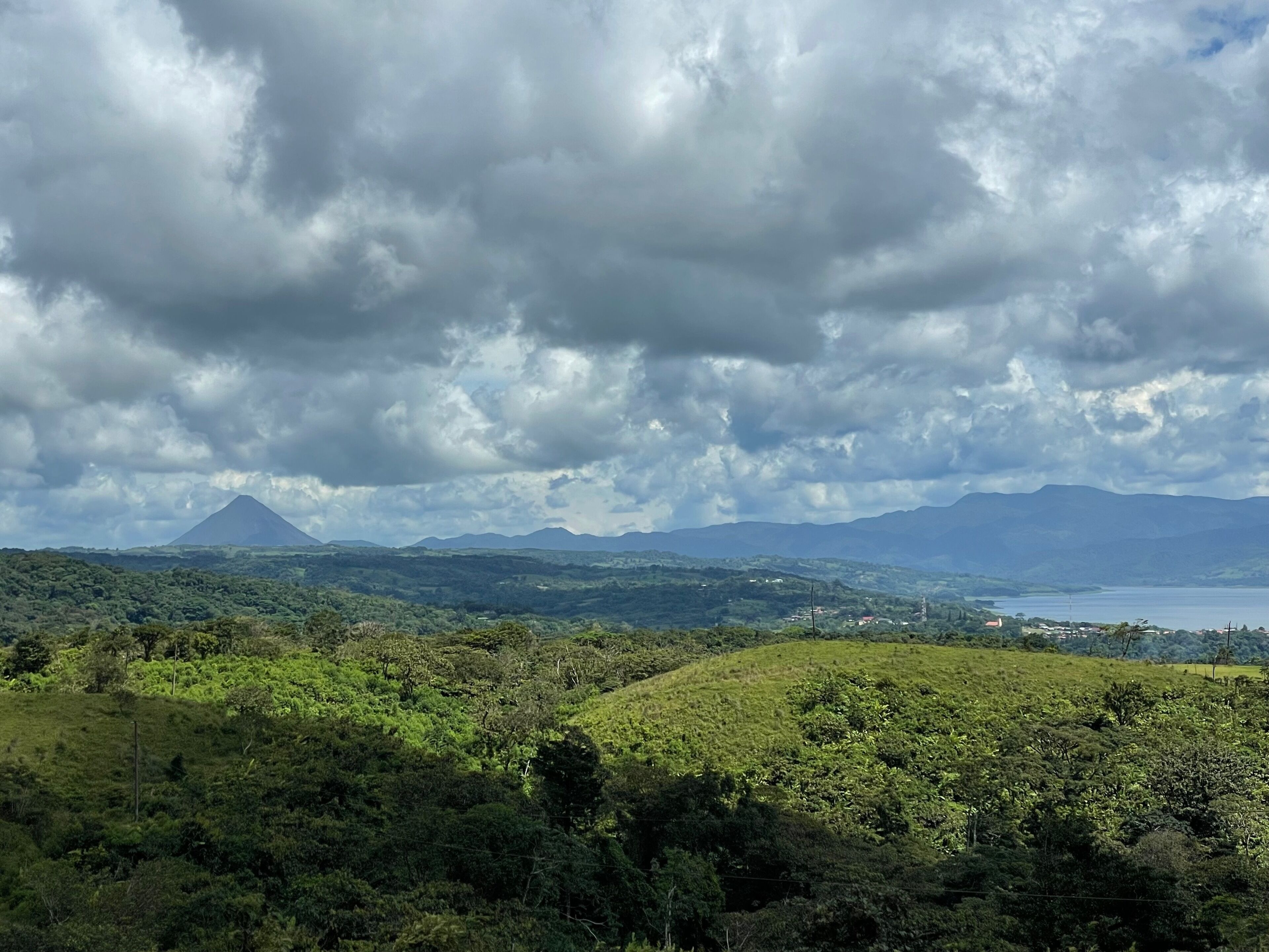 Volcano and Lake Arenal view