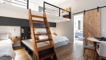 3 habitaciones, escritorio, wifi gratis y ropa de cama