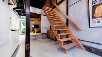 City Townhome | Living area | 50-inch flat-screen TV with cable channels