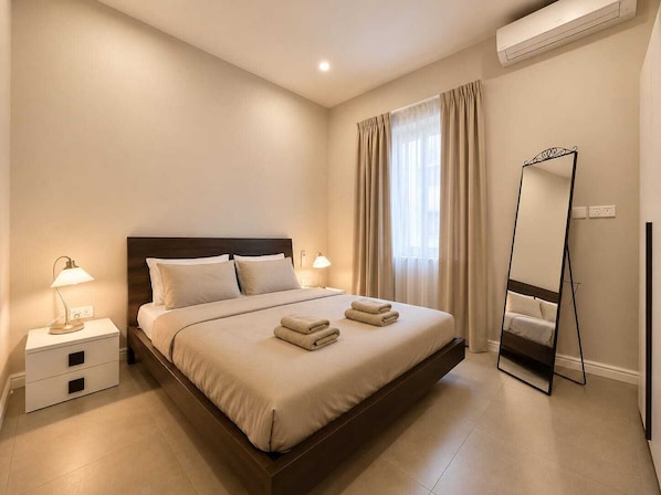 1 bedroom, iron/ironing board, free WiFi, bed sheets