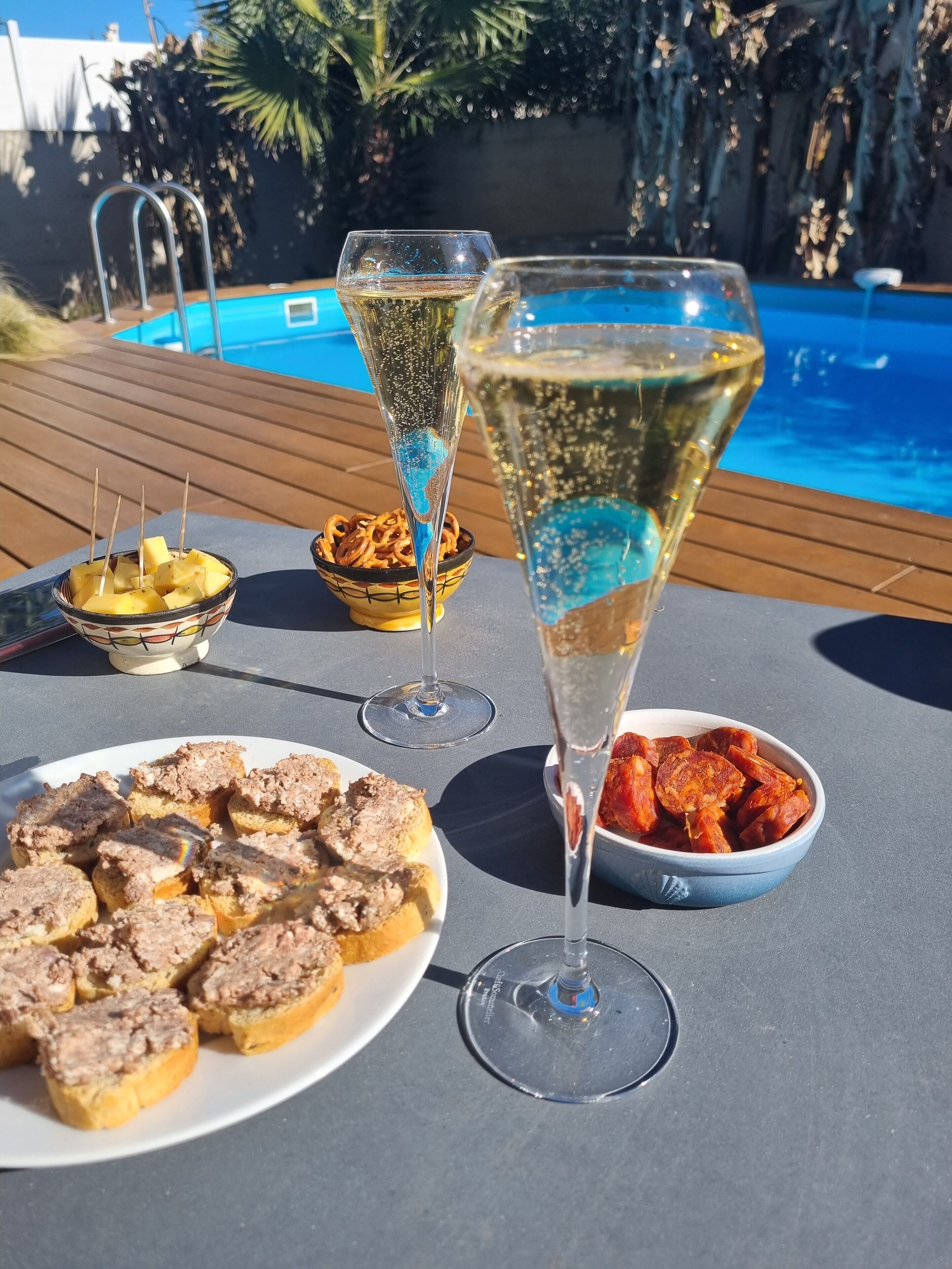 Piscine extérieure, piscine chauffée