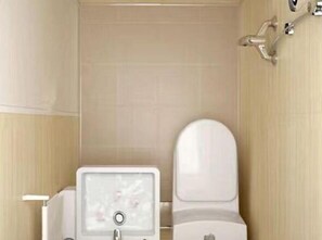 Bathroom - Yijia 365 Chain Hotel (Shijiazhuang Canal Bridge Railway University Yitang Metro Station Branch) (Shijiazhuang)
