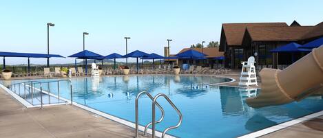 Indoor pool, outdoor pool