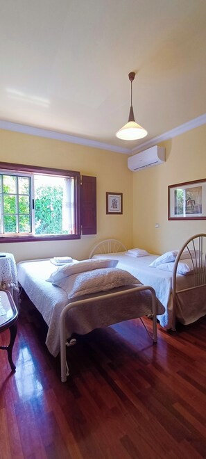 4 bedrooms, iron/ironing board, travel crib, WiFi