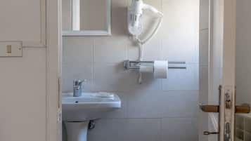 Hair dryer, towels