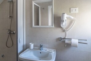 Hair dryer, towels