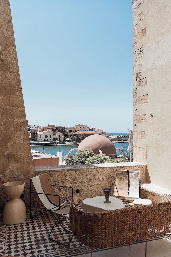 Exclusive Double Room, 1 King Bed, Sea View - Aisha Hotel (Chania)