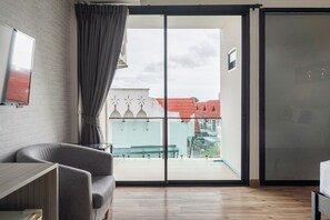 Standard Double Room, Balcony, City View | View from room