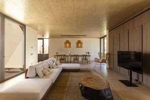 Living area - Villa Calamare - Luxury Seafront property (Avola)