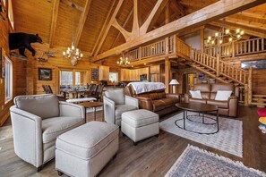 Smart-tv en een open haard