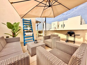 Terrace/patio - Unique 1Bed Penthouse Next off the Sea Front (Il-Gzira)