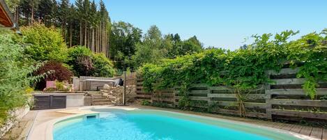 Una piscina climatizada