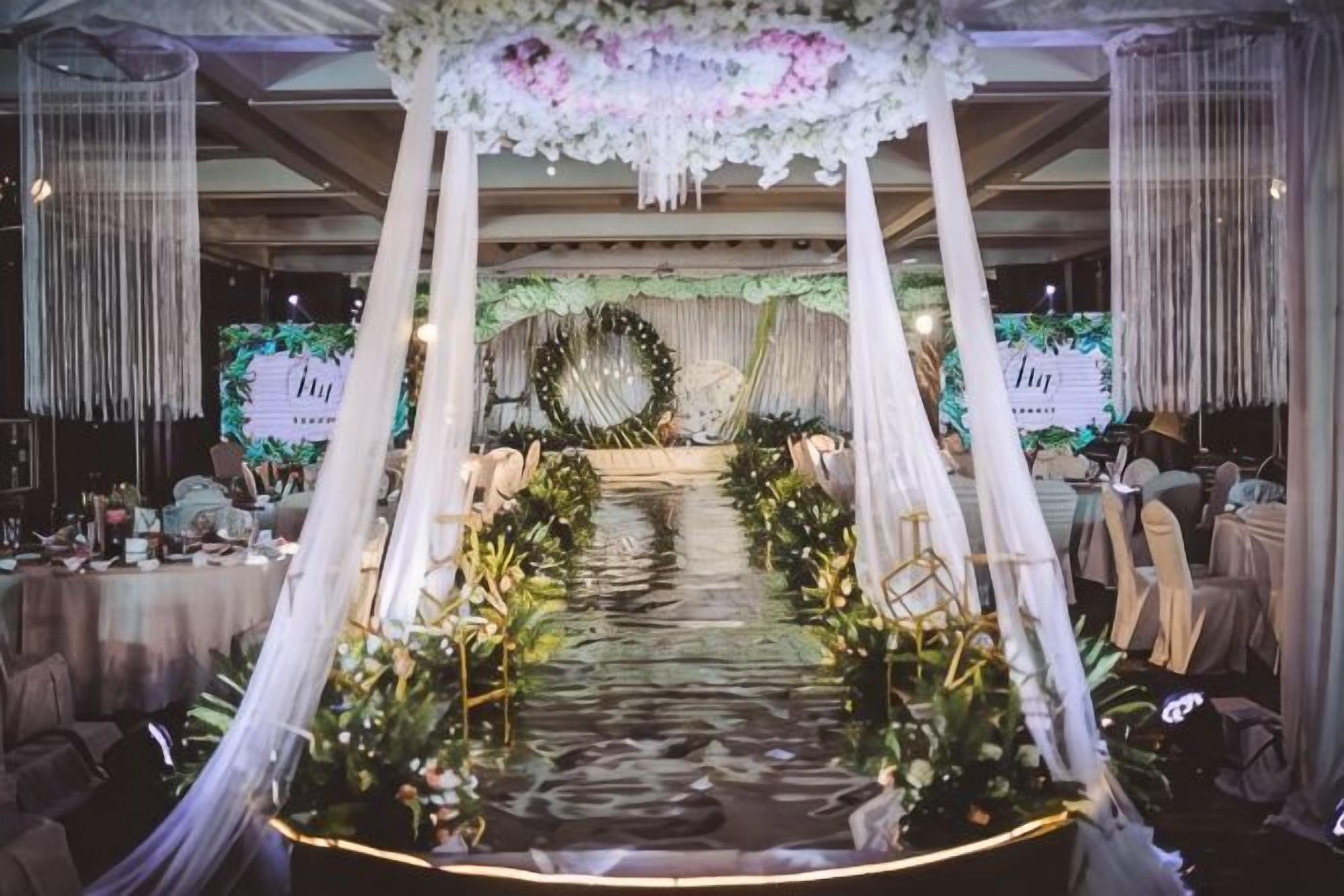 Indoor wedding