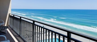 Breathtaking Ocean Views – 2BR/2BA  Beachfront Retreat on No-Drive Beach