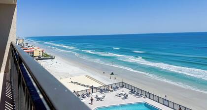 Breathtaking Ocean Views – 2BR/2BA Beachfront Retreat on No-Drive Beach