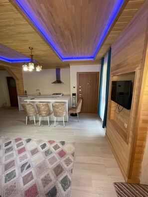 Family Condo | Premium bedding, desk, soundproofing, iron/ironing board - Nirvana Suite Hotel (Çaykara)