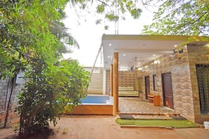 Fassade der Unterkunft