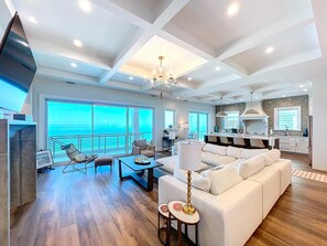 Smart TV, fireplace - Brand New 5 BR Home on Sunset Beach with Pool (Treasure Island)