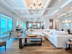 Smart TV, fireplace - Brand New 5 BR Home on Sunset Beach with Pool (Treasure Island)