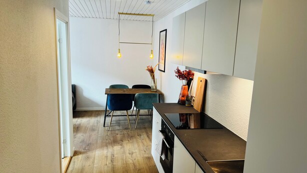 舒适公寓 | 私人厨房 | 大冰箱、烤箱、炉灶、厨具/餐具