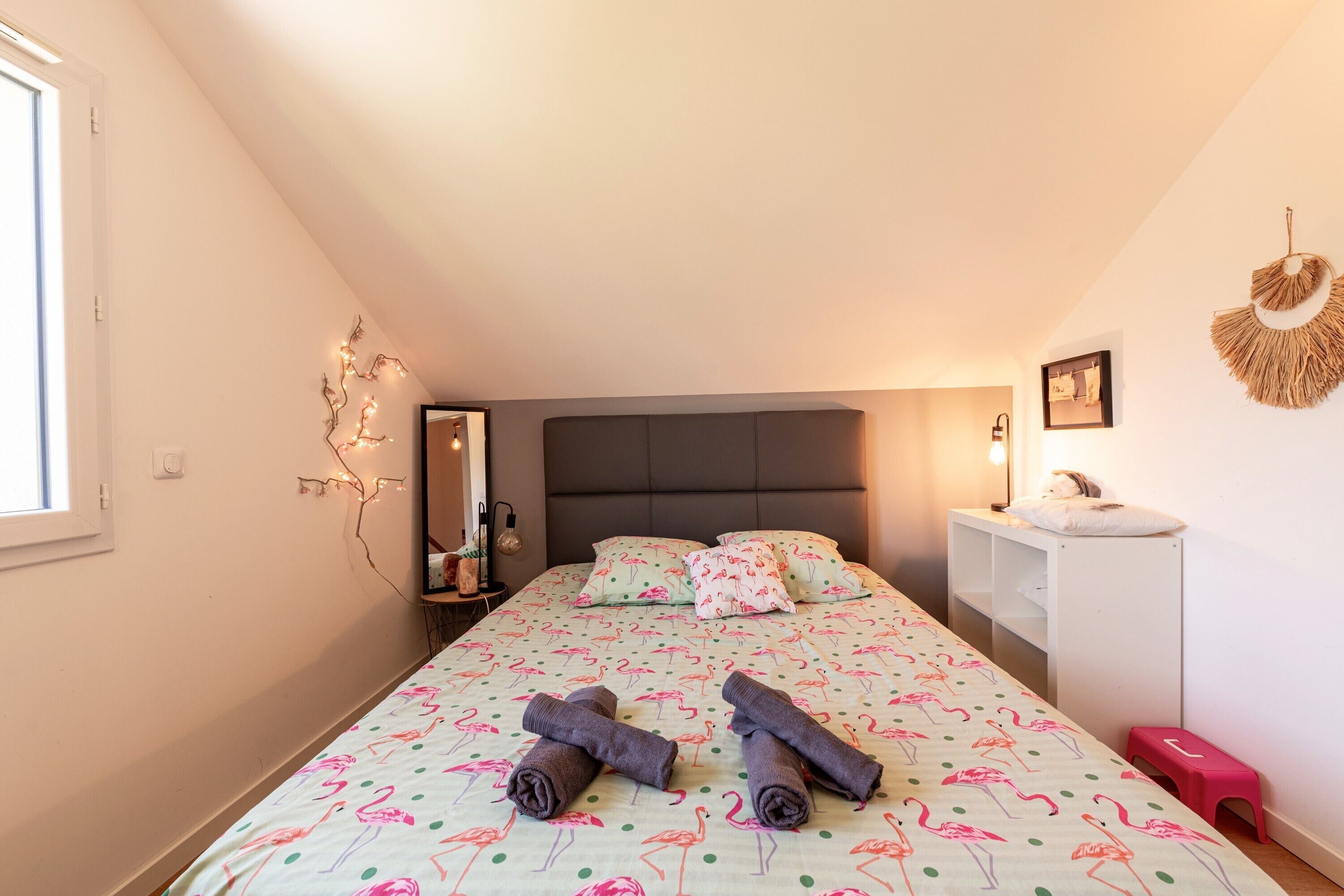 4 habitaciones, tabla de planchar con plancha y wifi gratis 