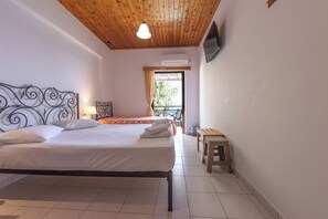 1 soveværelse, sengetøj