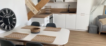 Apartment 'Surf Studio Vue Mer' with Sea View and Wi-Fi
