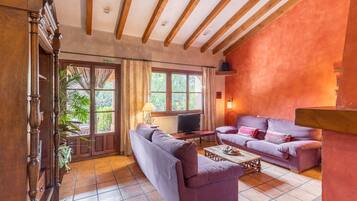 Télévision, cheminée