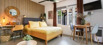 Apartamento de vacaciones 'Estudio Universidad En La Laguna' con terraza, jardín compartido y Wi-Fi