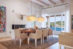 Dining - Villa 'Oasis Del Mar - Splendid' with Sea View, Wi-Fi and Air Conditioning (IB)