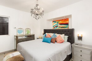 Desk, iron/ironing board, travel cot, free WiFi