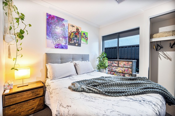 View of full bedroom from entrance