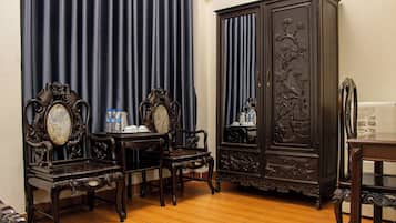 Family Triple Room, No Windows | Hypo-allergenic bedding, minibar, desk, laptop workspace