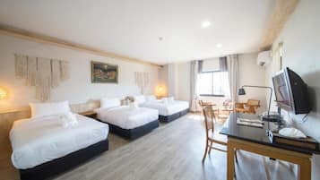 Blackout curtains, iron/ironing board (on request), free WiFi