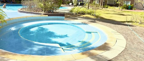 3 outdoor pools
